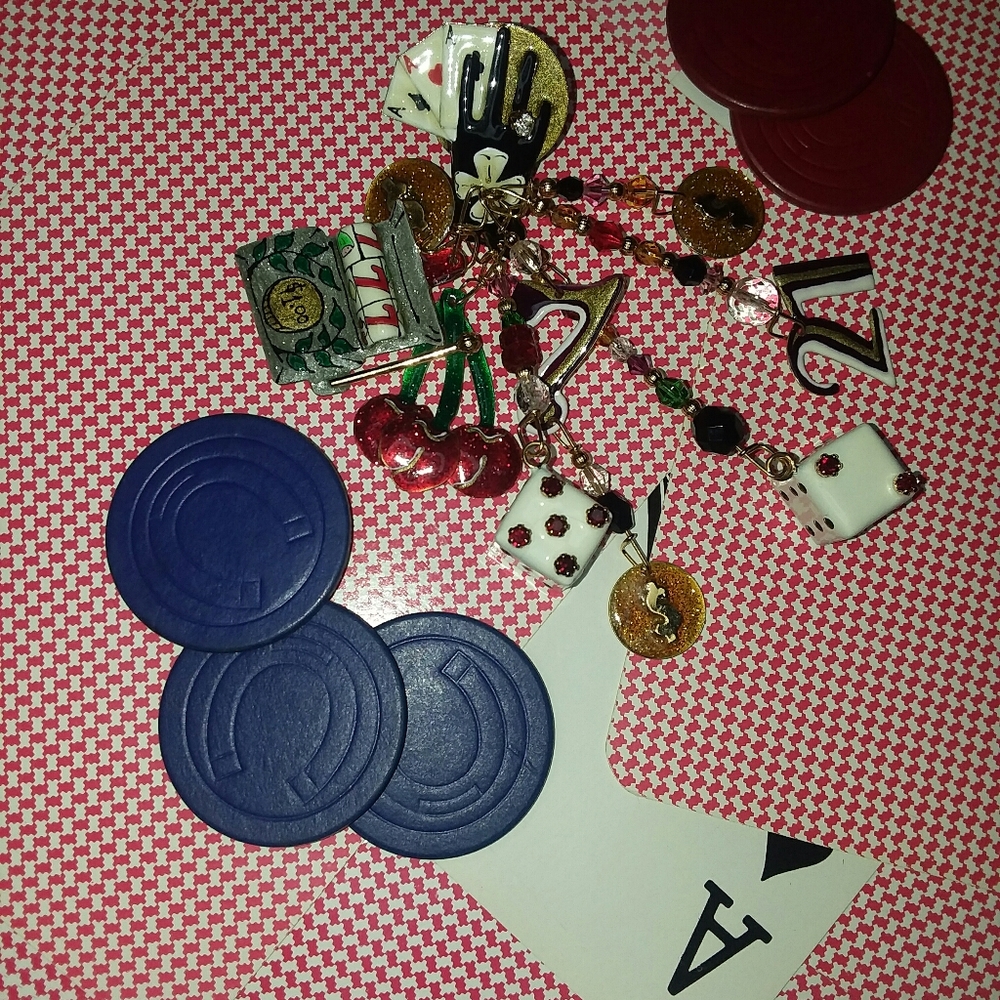Lunch at the ritz clip on earings